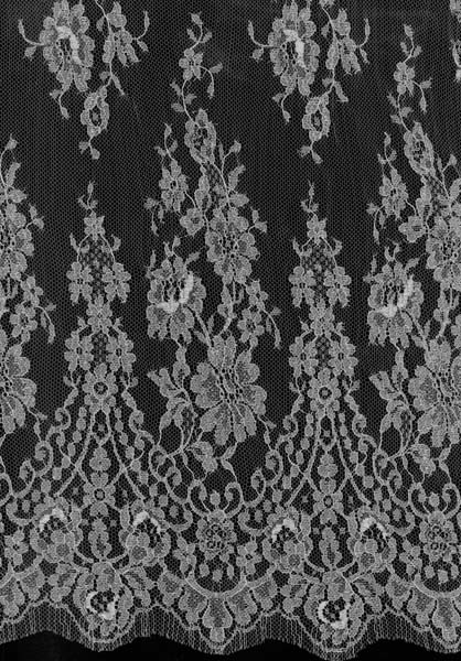 FRENCH METALLIC LACE - SILVER